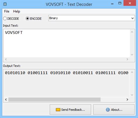 VovSoft Text Decoder And Encoder 